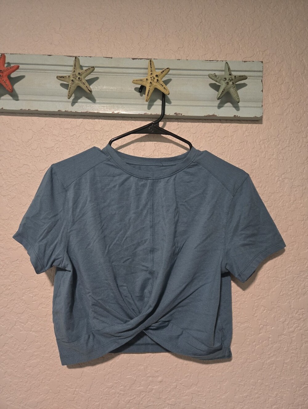 Alphalete Blue Cropped Tee